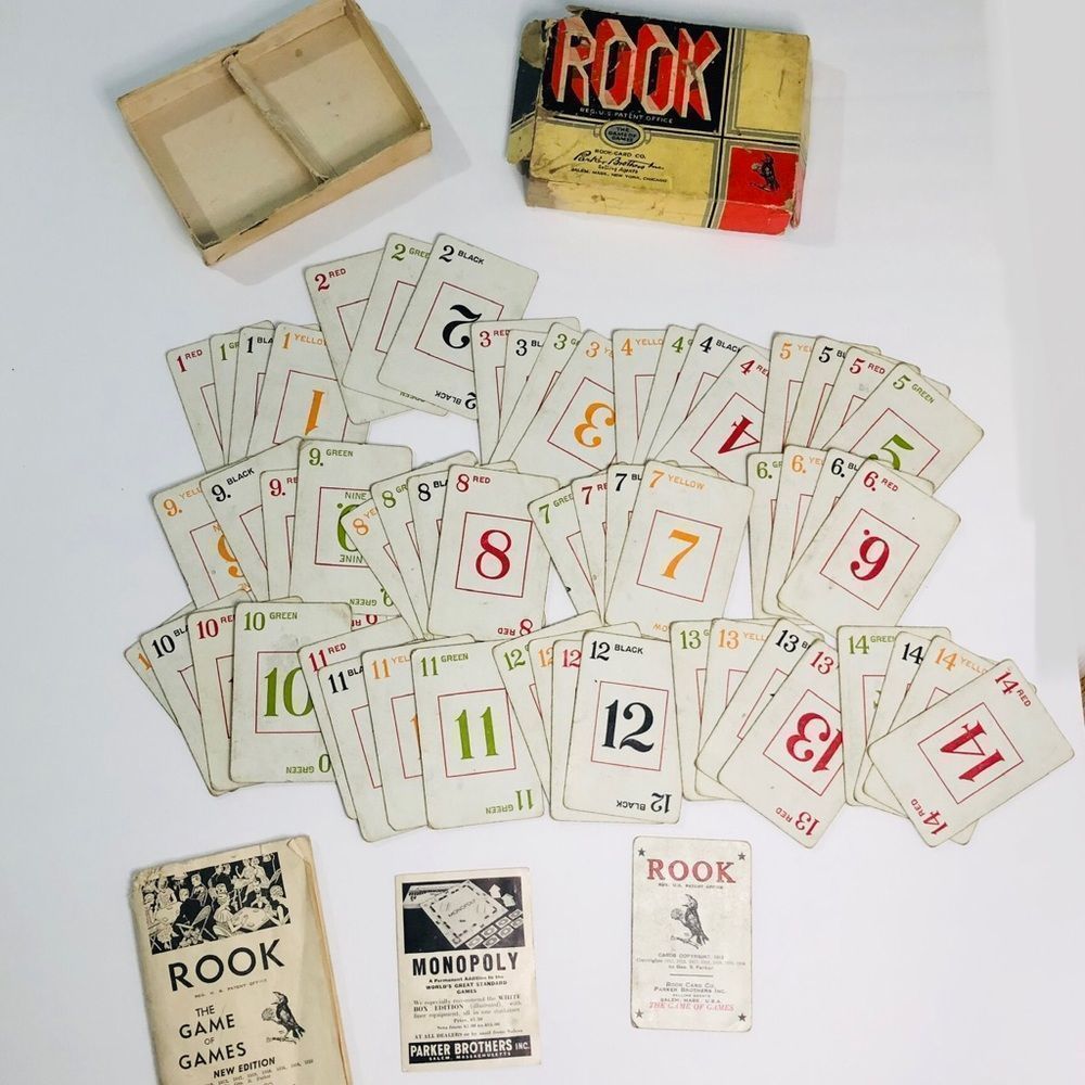 VINTAGE | 1936 ROOK THE GAME of GAMES | By: PARKER BROTHERS | Thomas De La Rue